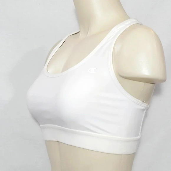 SMALL Champion 6715 Absolute Workout Wire Free Sport Bra White NWT - Picture 2 of 3